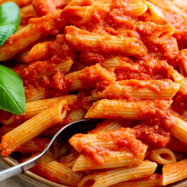 Pasta with Tomato Sauce